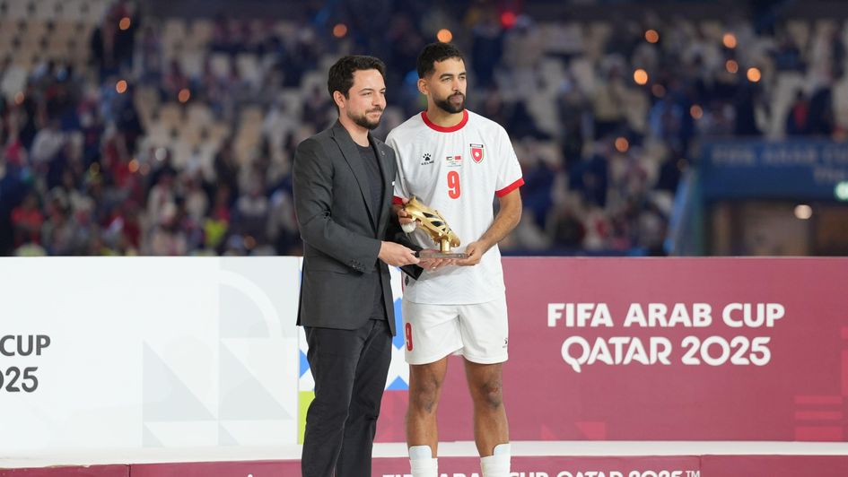 Ali Olwan was the top scorer at the Arab Cup