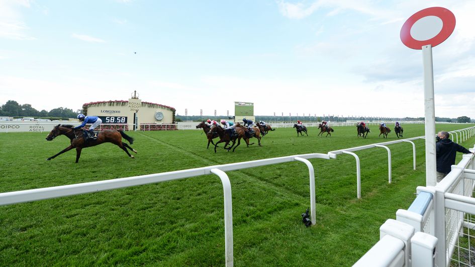 Battaash is clear in the King's Stand