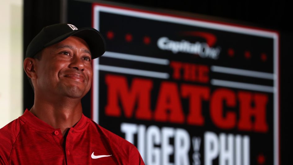 Tiger Woods ahead of The Match