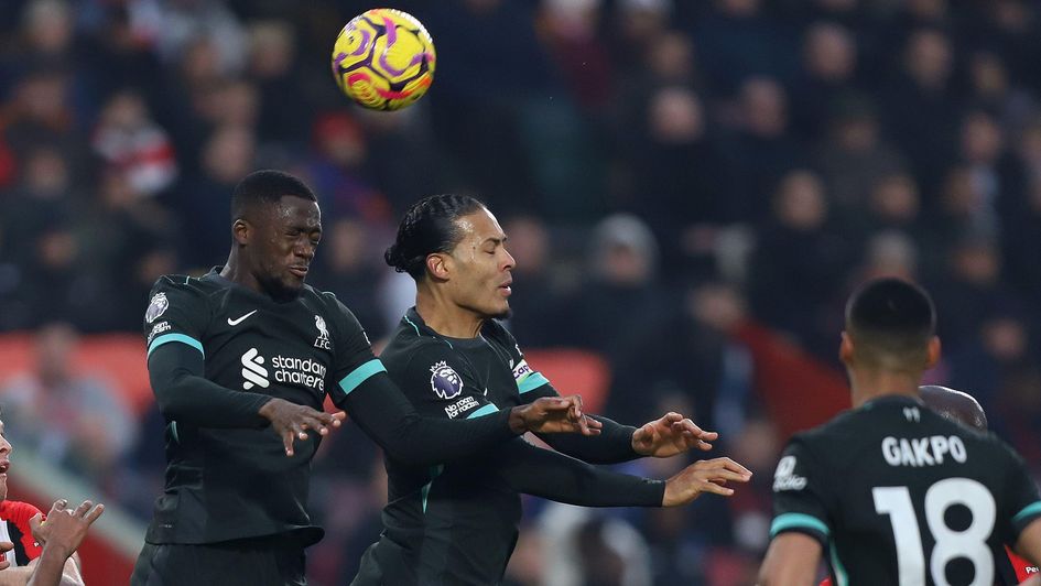 Virgil van Dijk and Ibrahima Konate