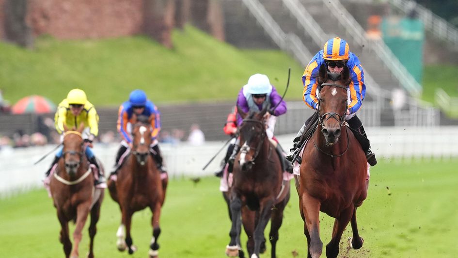 Ryan Moore comes nicely clear on the promising Constitution River