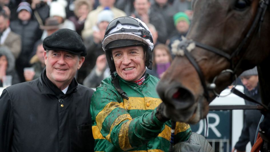 JP McManus and Barry Geraghty are all smiles