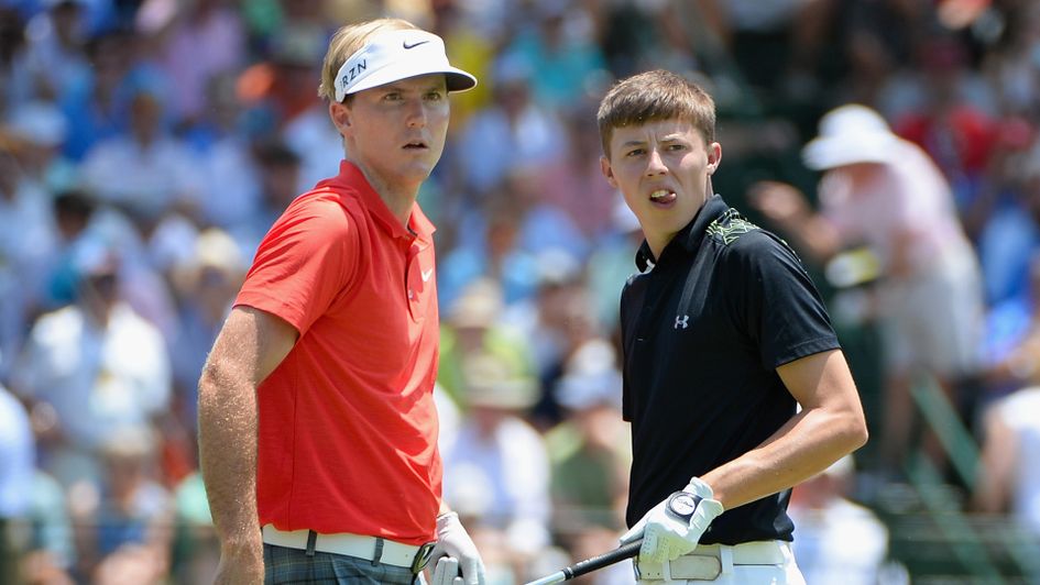 Fitzpatrick (right) and Henley at the US Amateur