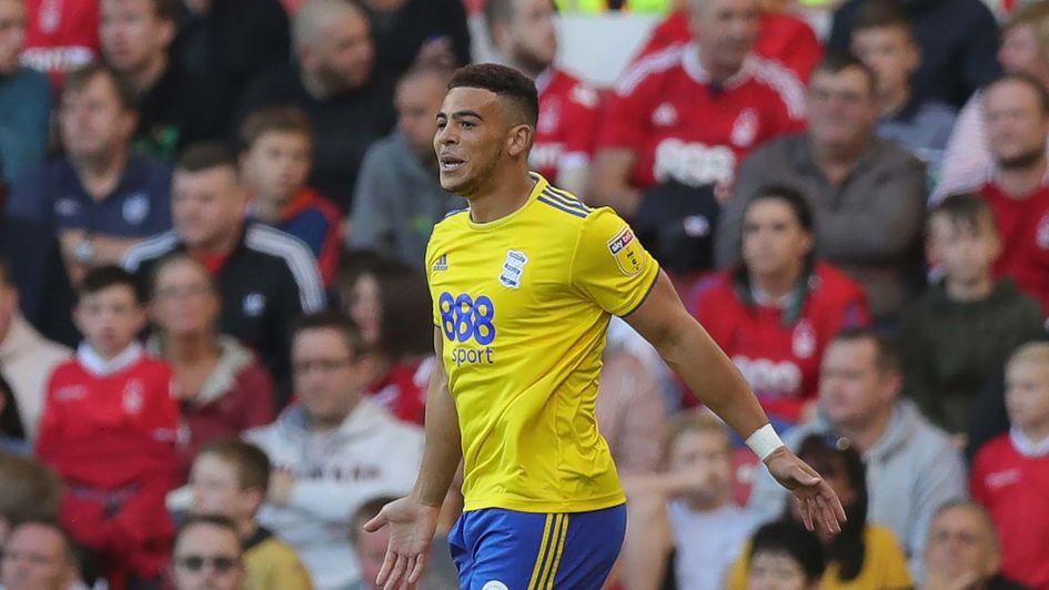 Che Adams celebrates a goal for Birmingham