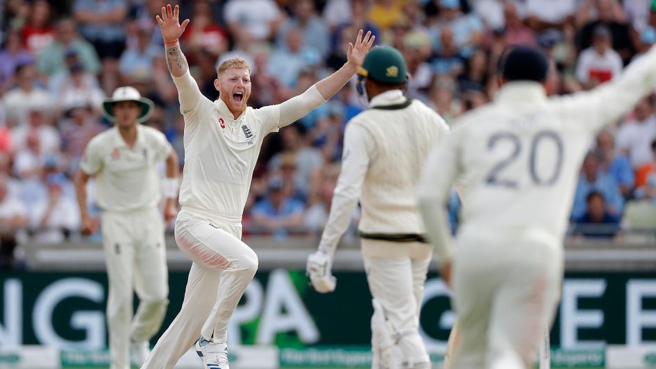 Ben Stokes celebrates
