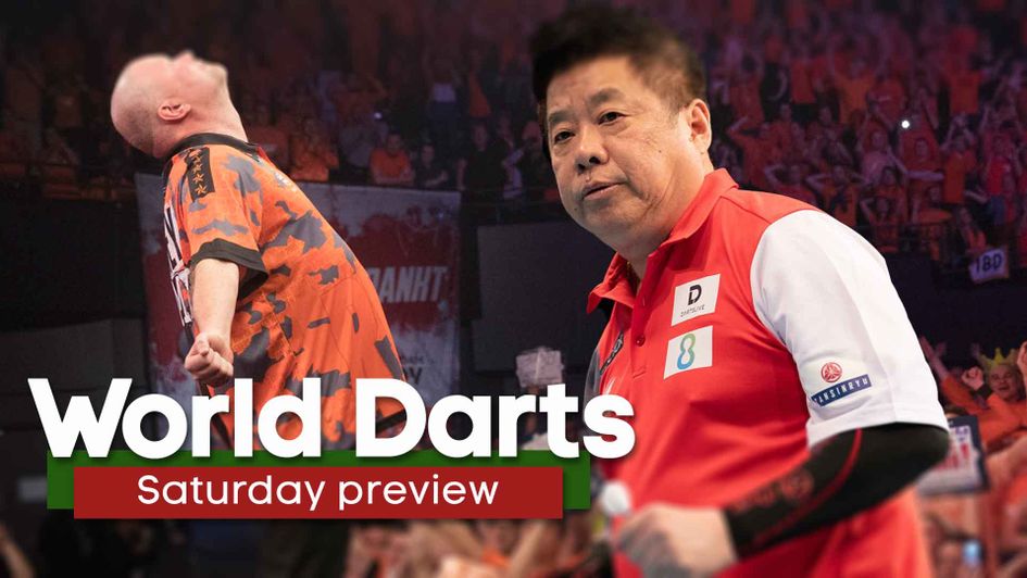 Paul Lim and Raymond van Barneveld are in action on Saturday