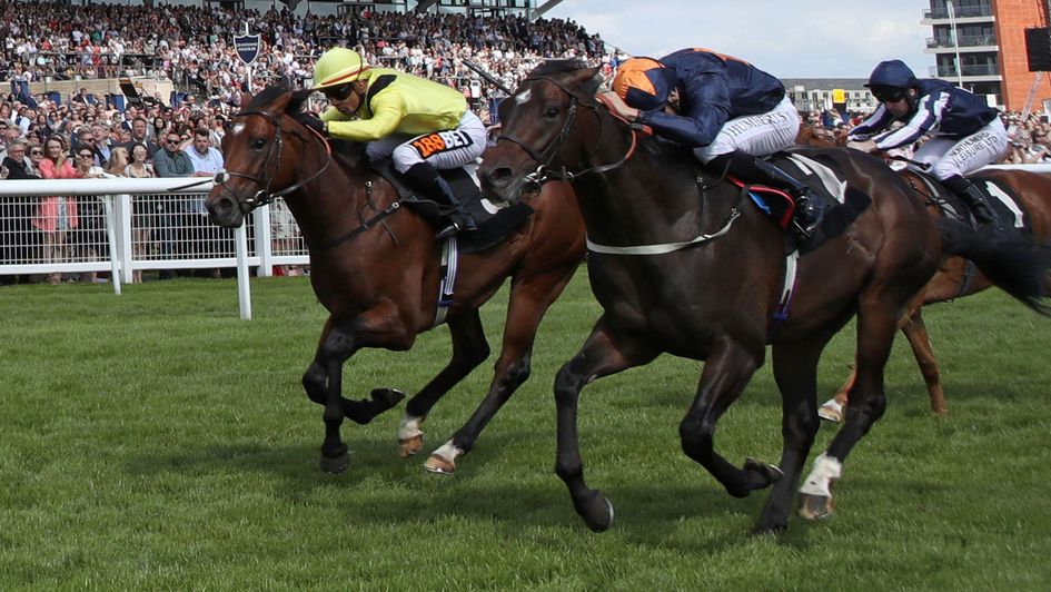 Hey Gaman (r) battles it out with Red Mist