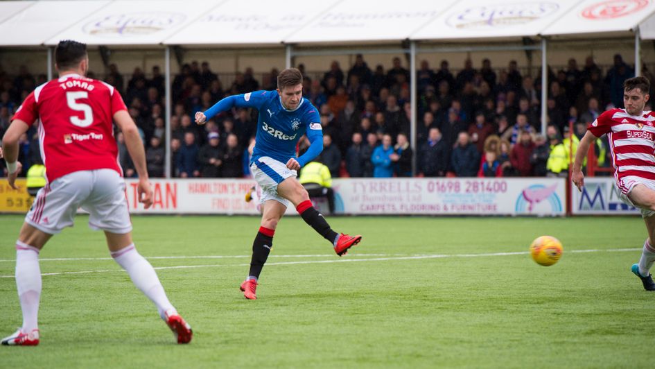 Josh Windass makes it 4-2 for Rangers against Hamilton