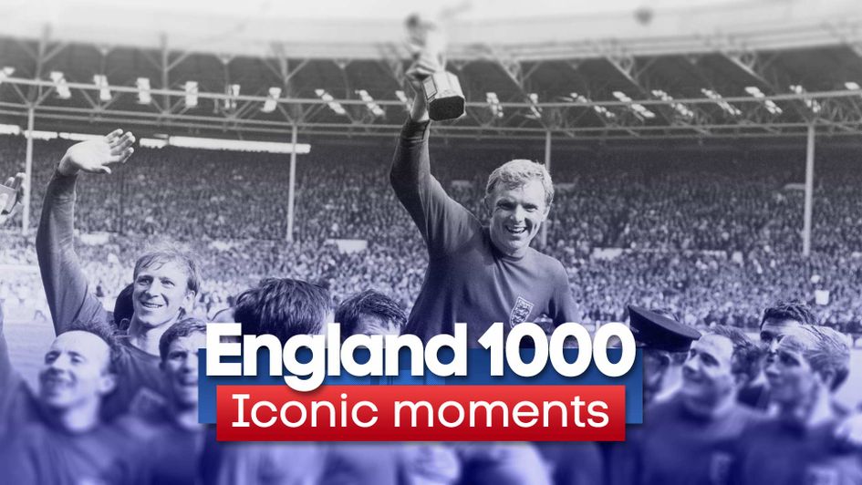 To mark England's 1000th international we run down the top 10 iconic moments of the Three Lions