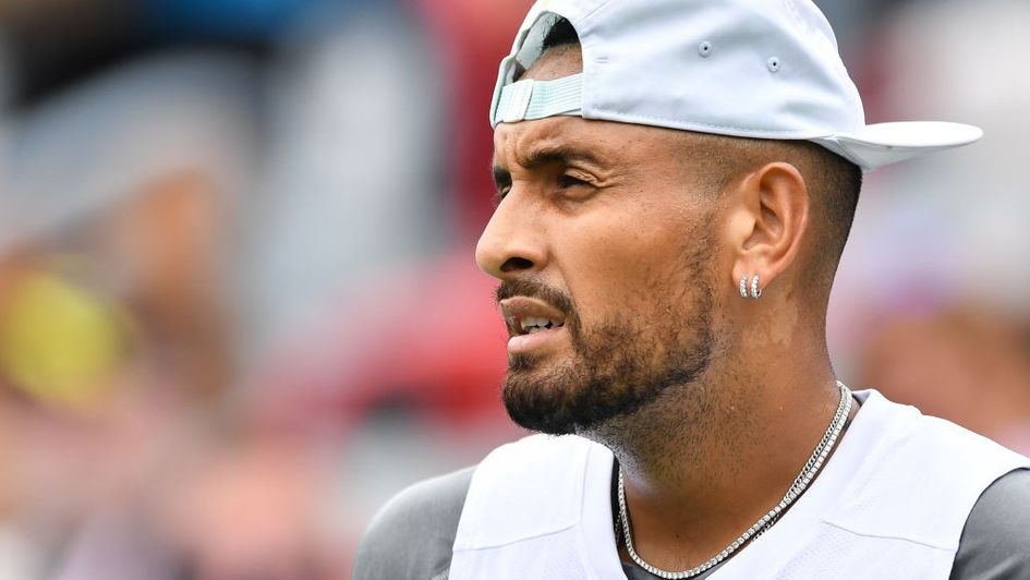 Kyrgios looked weary but recovered from losing the opening set