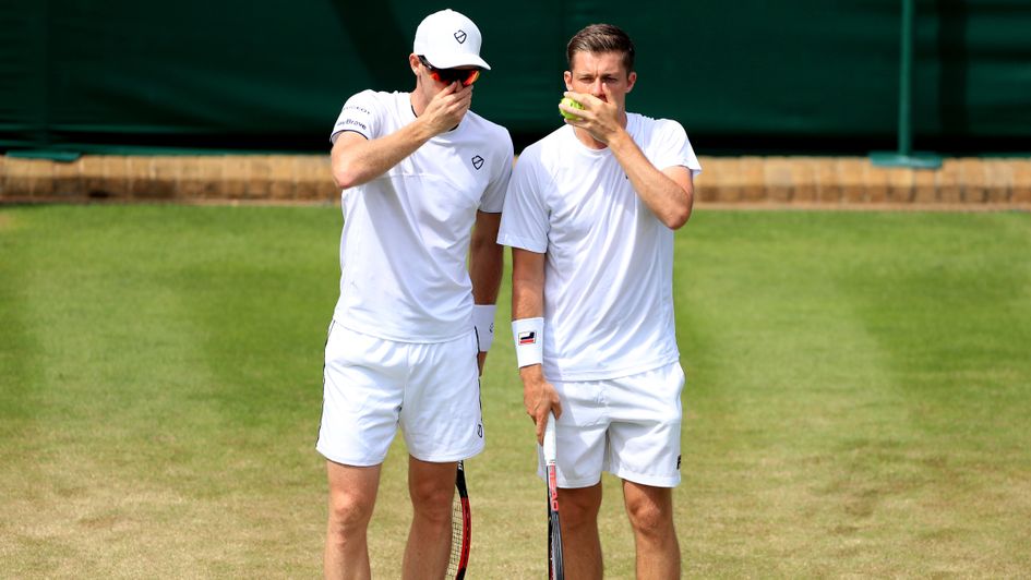 Jamie Murray and Neal Skupski - beaten on Friday