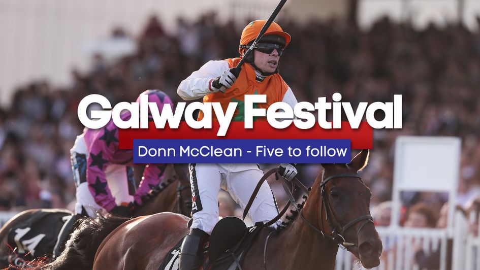 Denis O'Regan in winning action at Galway