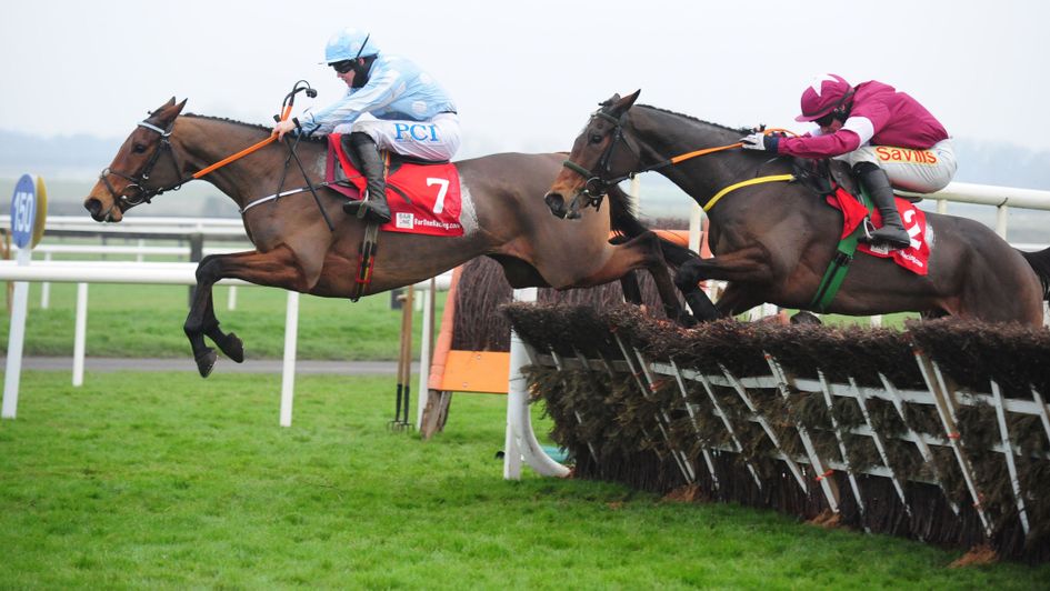 Honeysuckle flies through the air