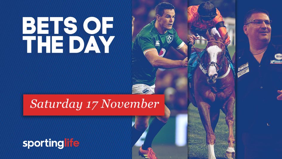 Check the Sporting Life team's best bet selections for Saturday November 17