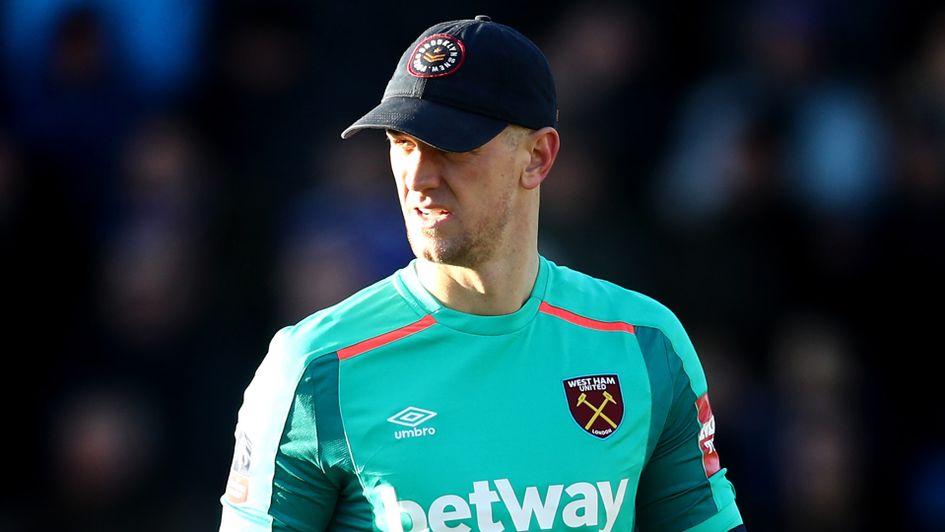 Joe Hart and his new hat