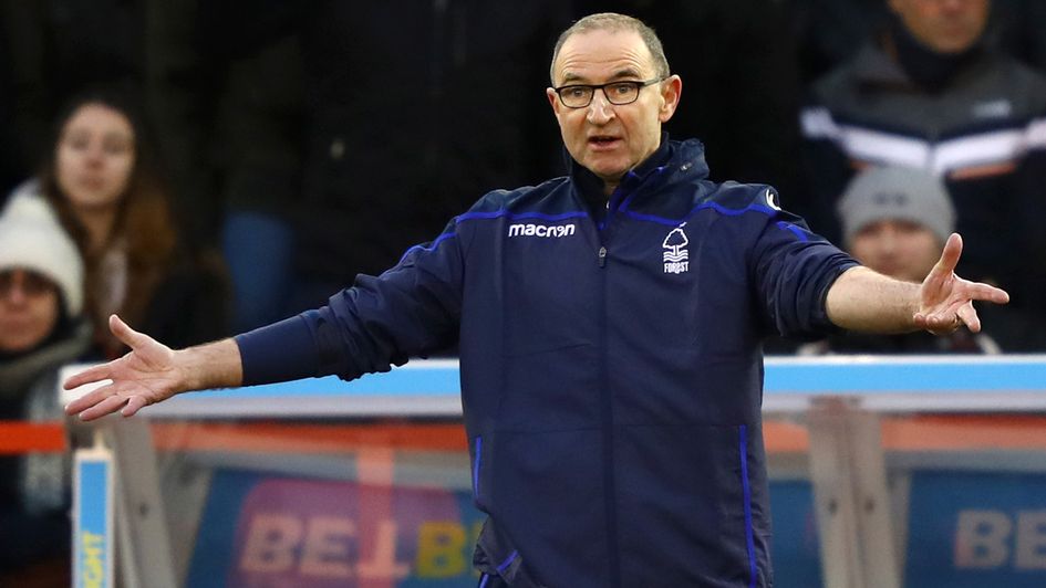 A difficult first match in charge of Nottingham Forest for Martin O'Neil