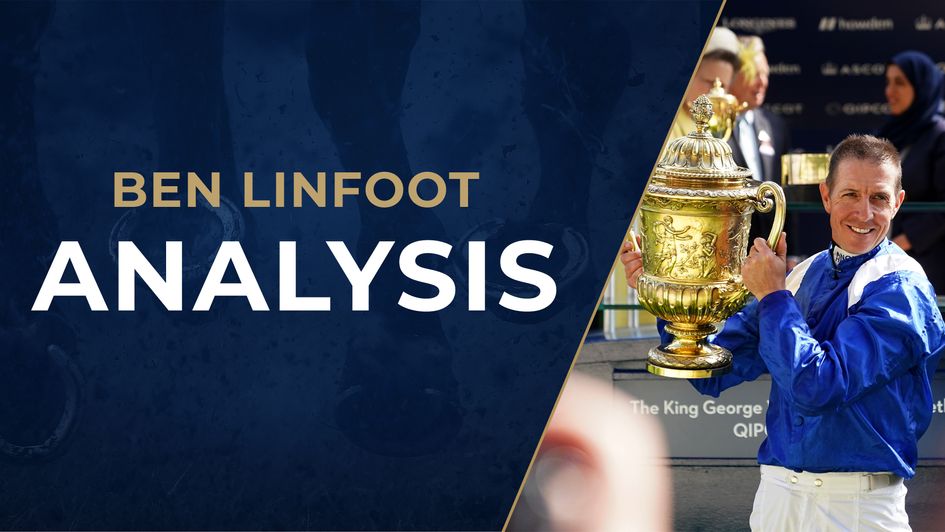 Jim Crowley lifts the King George trophy aloft