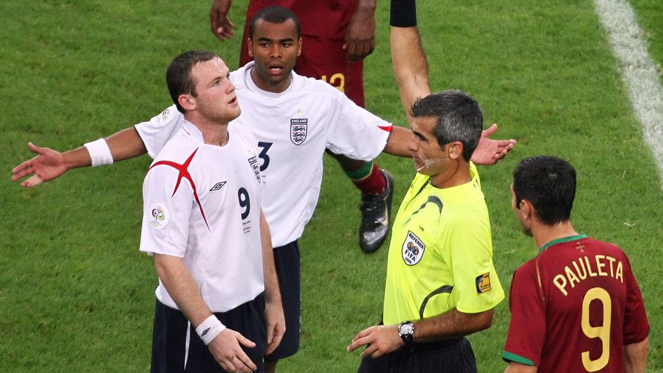 Rooney sees Red against Portugal