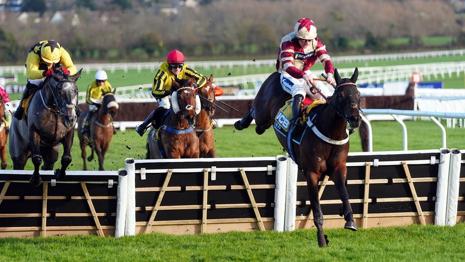 Quantock Hills (right) in action at Cheltenham