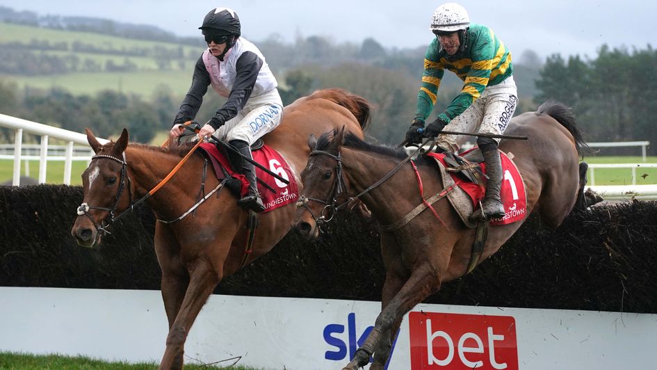 Impervious (right) on her way to victory