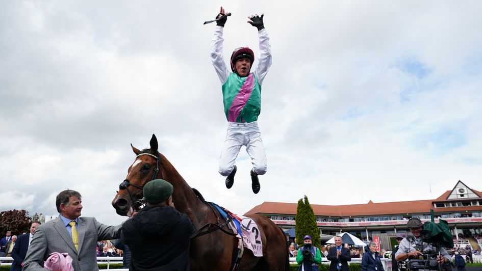 Arrest has Frankie Dettori jumping for joy at Chester