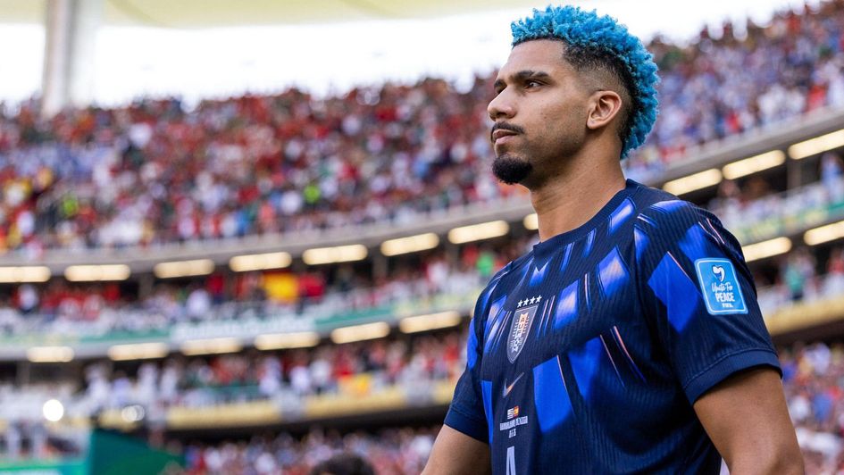 Ronald Araujo featured at the World Cup for Uruguay