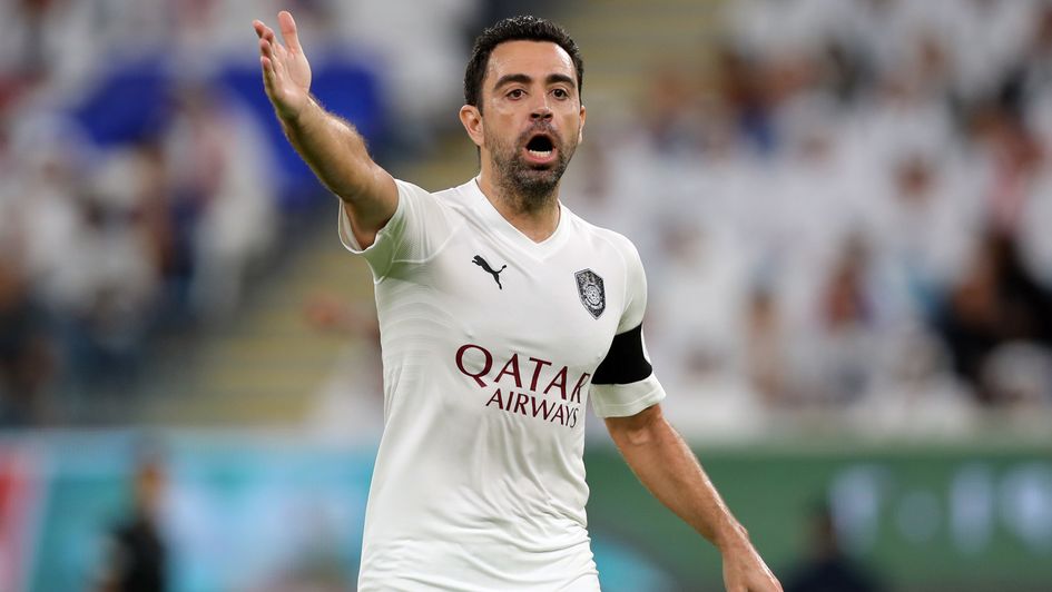 Xavi in action for Al Sadd in May 2019