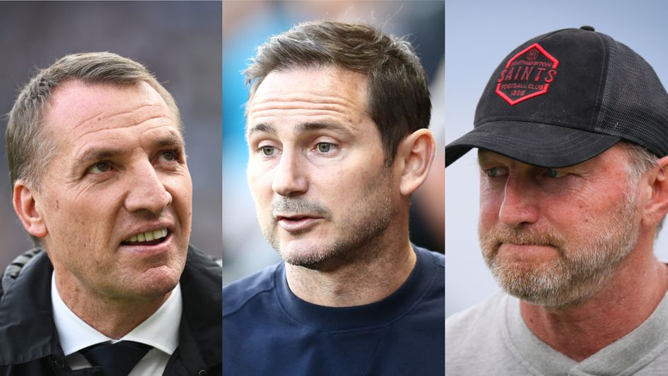 Brendan Rodgers, Frank Lampard and Ralph Hasenhuttl feature in the early sack race running