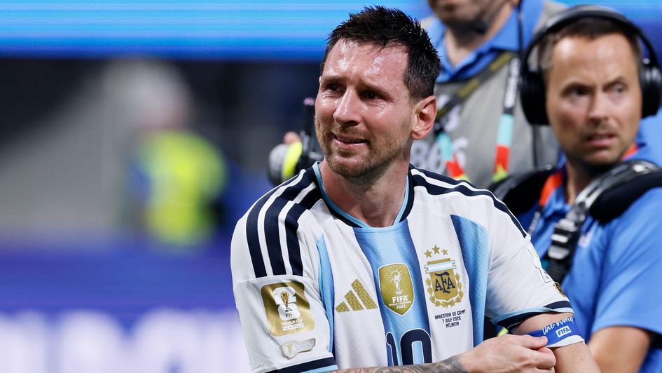 Lionel Messi was emotional after Argentina's late comeback against Egypt in the round of 16