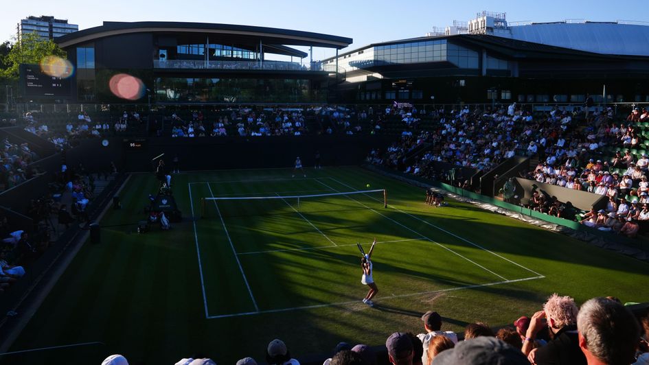 Action from Wimbledon