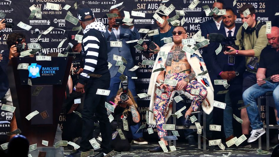Most of the punters' money is going on Conor McGregor