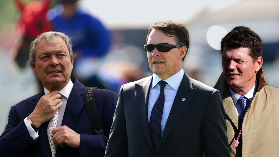 Left to right: William Haggas, Aidan O'Brien and Andrew Balding