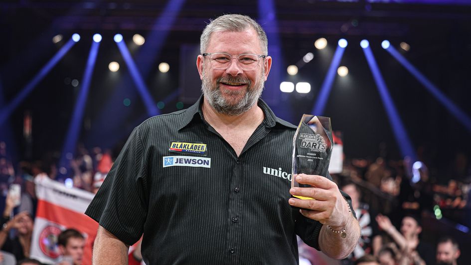 James Wade wins in Antwerp (Picture: PDC)