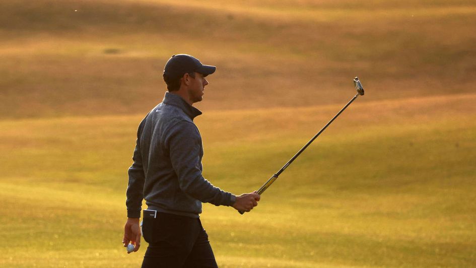 Rory McIlroy is nicely poised at St Andrews
