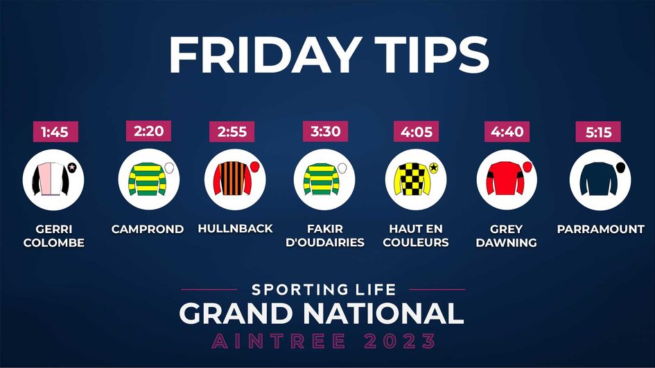 Best best for the Friday of the Grand National Festival at Aintree