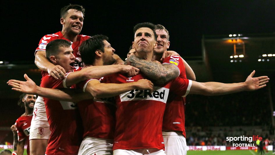 Daniel Ayala and Middlesbrough celebrate