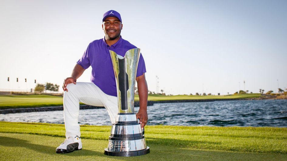 Harold Varner III claimed a dramatic victory at the Saudi International