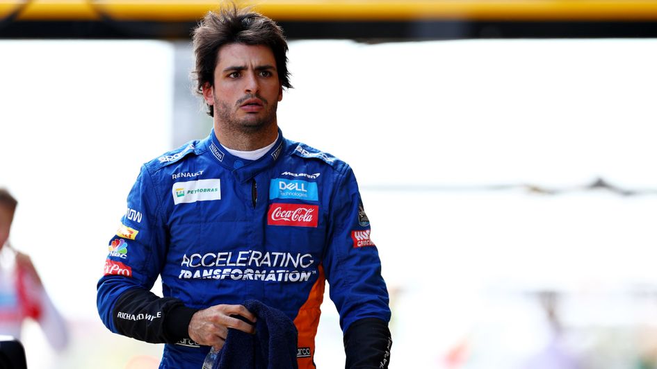 McLaren driver Carlos Sainz