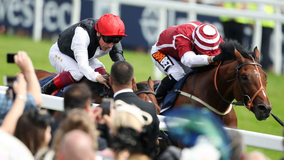 Frankie Dettori and Cracksman get there just in time