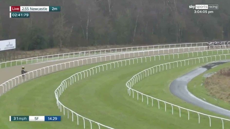 The Steward is clear of his rivals - who never got close (Pic: Sky Sports Racing)