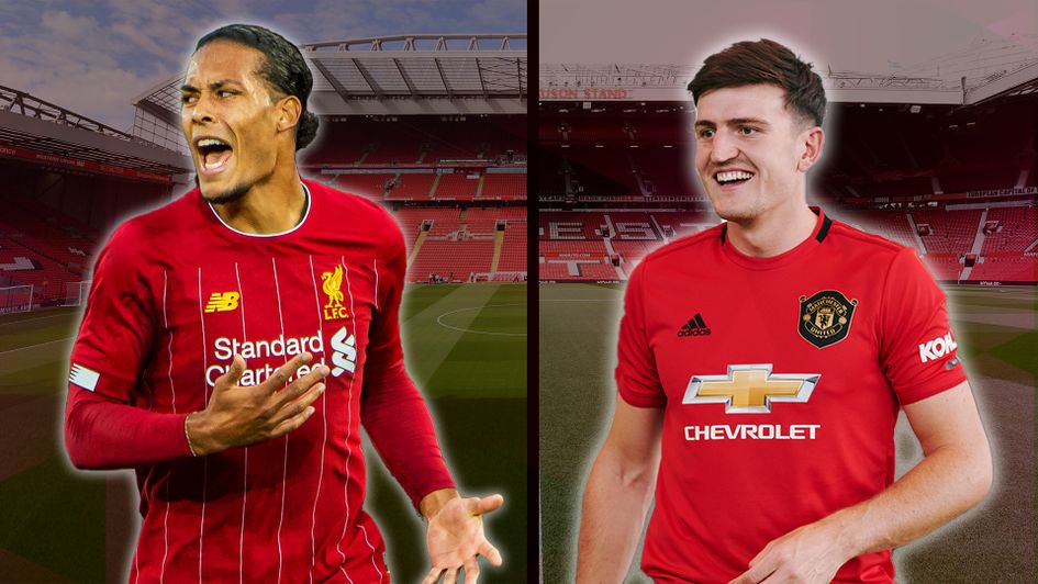 Manchester United's Harry Maguire and Liverpool's Virgil van Dijk are both big-money signings