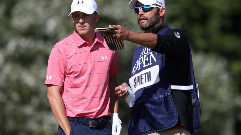 Jordan Spieth is in pole position at the Open