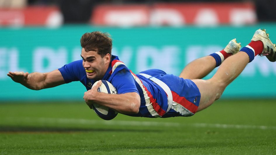 Damian Penaud's fine form includes scoring in the Autumn victory over New Zealand