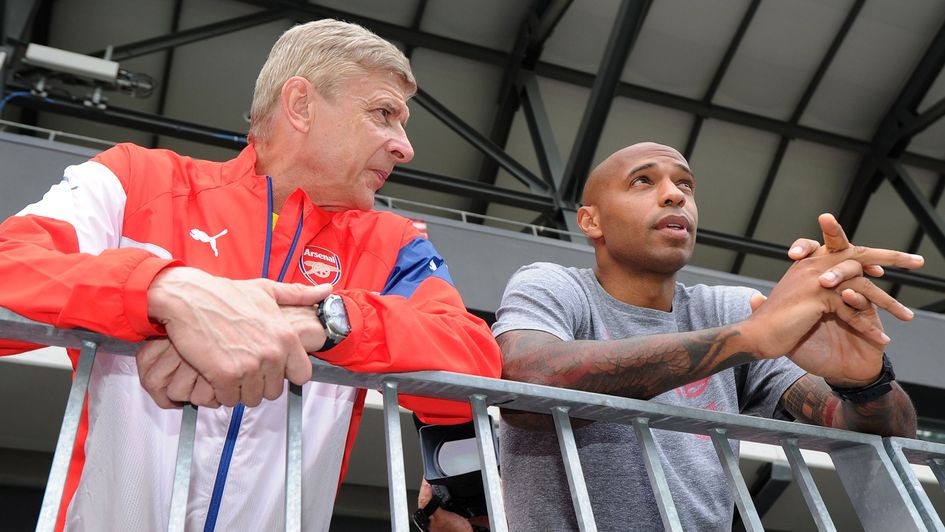 Arsene Wenger and Thierry Henry, pictured in 2014
