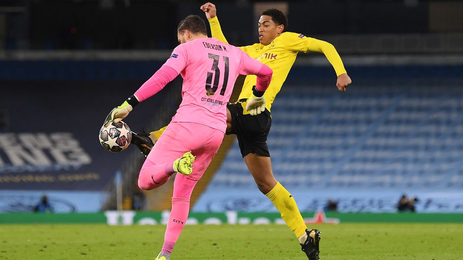 Jude Bellingham saw a goal ruled out against Manchester City