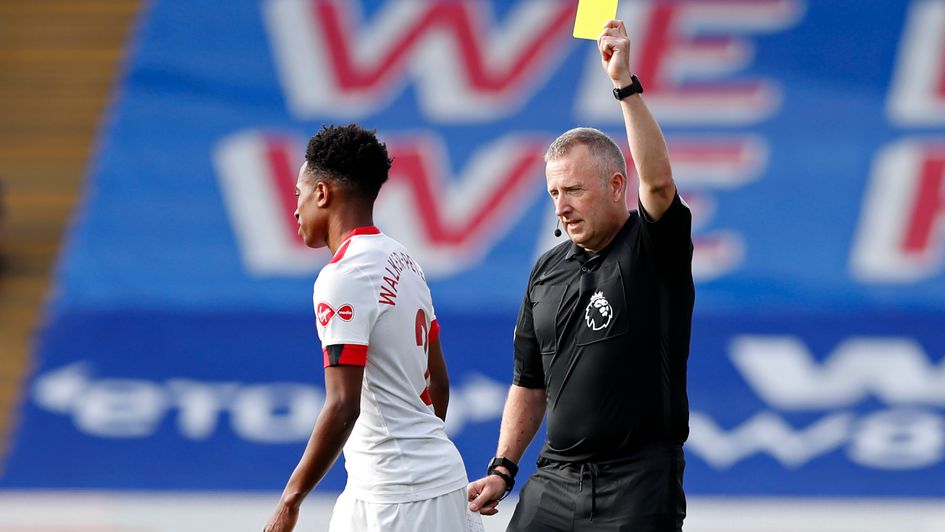 Southampton's Kyle Walker-Peters has been in trouble with referees this season.
