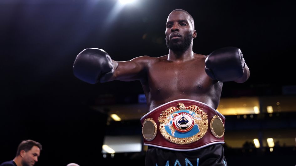 Lawrence Okolie after beating Michal Cieslak