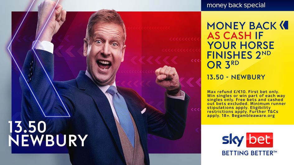 Sky Bet's Saturday Money Back offer for Newbury (1.50)