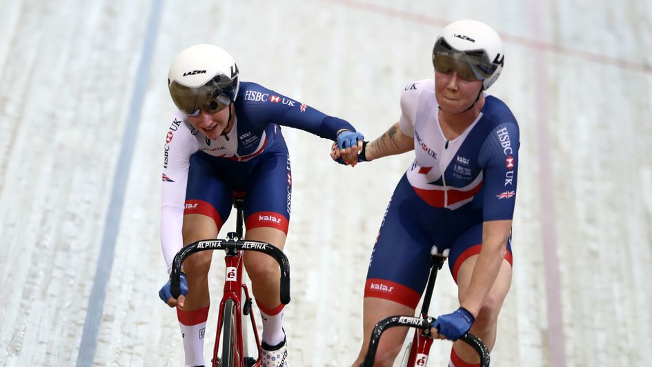 Great Britain's Laura Kenny (left) and Katie Archibald