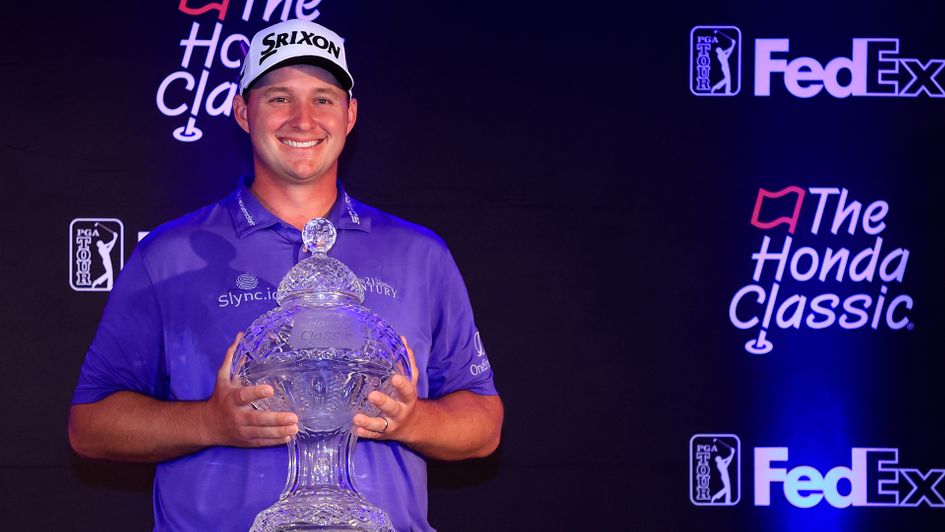 Sepp Straka after winning the Honda Classic